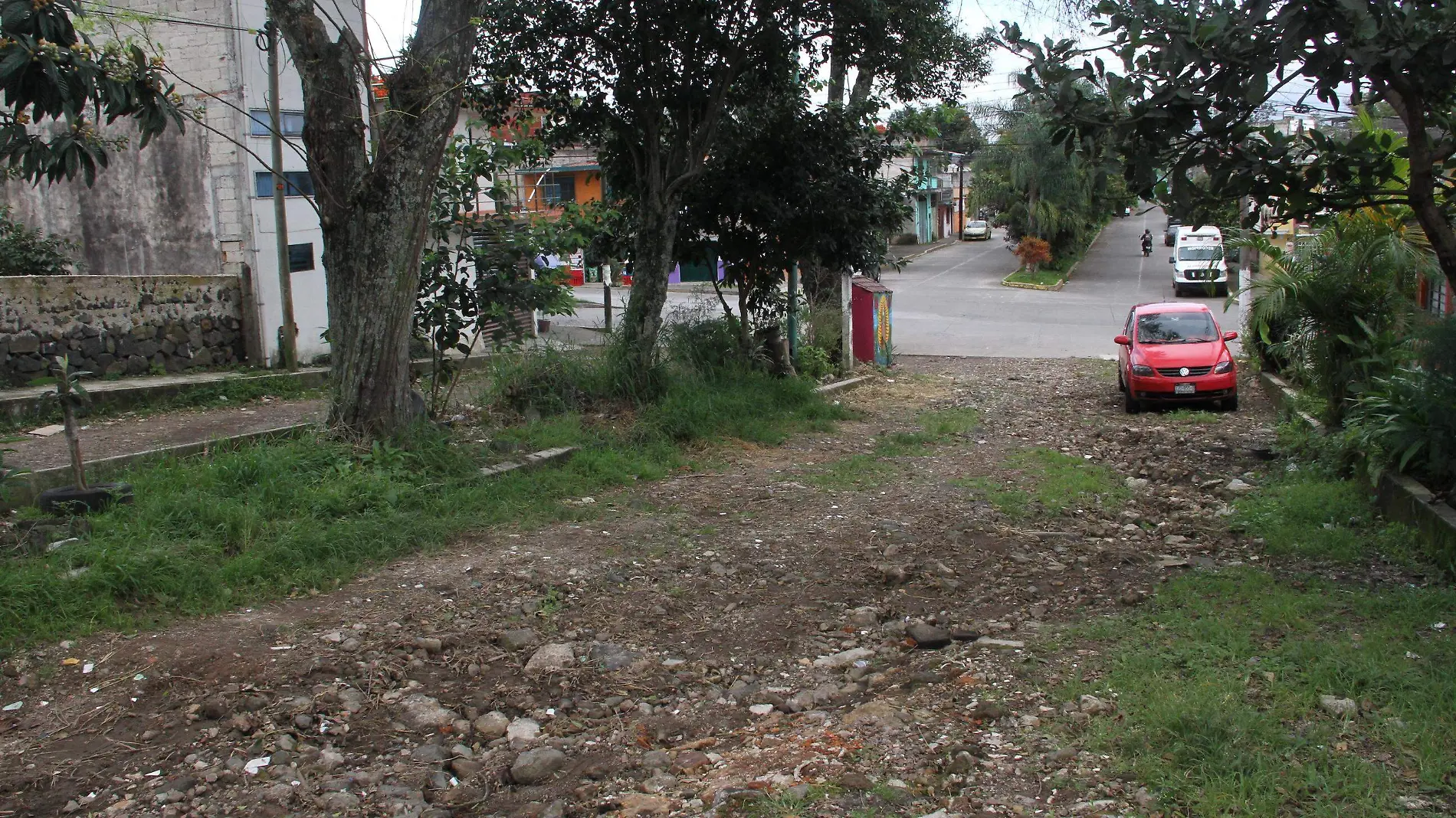 60 años sin drenaje ni pavimentación, calle Nicolás Pérez de Xalapa en el olvido